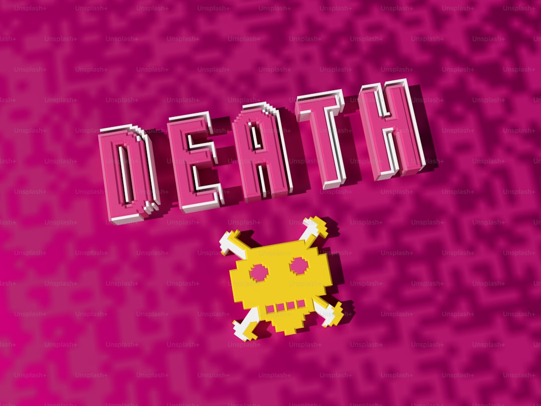 a computer generated image of the word death