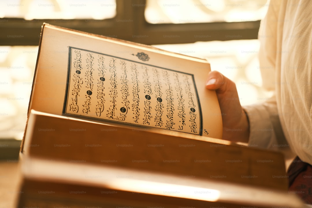 a person holding a book in their hands