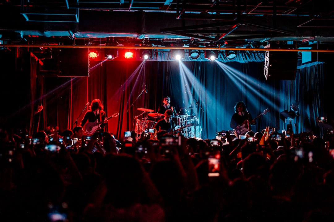 band performing on stage